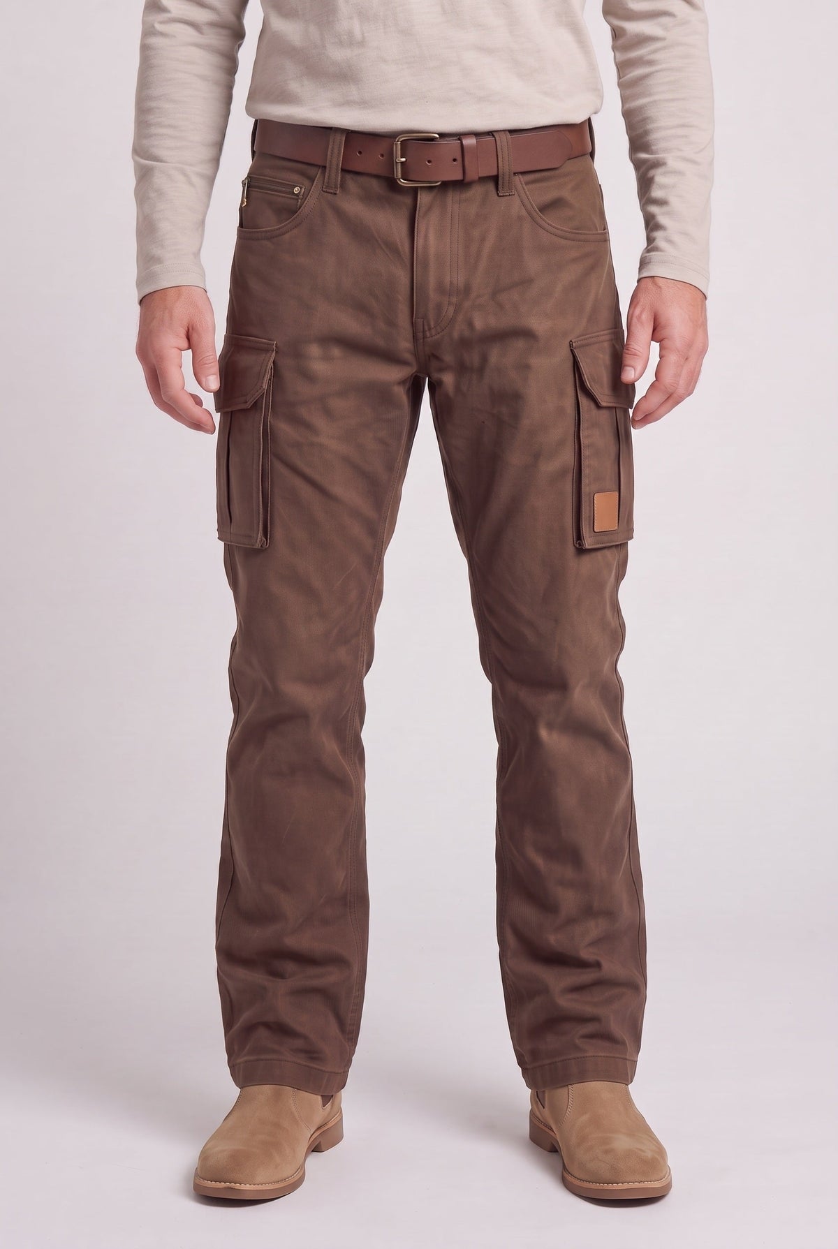Men's Utility Cargo Trousers Pockets